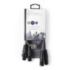 Cablu XLR Stereo Premium Nedis 0.5m 2x XLR 3-pini tata - 2x XLR 3-pini mama gri COTH15030GY05 - imagine 3