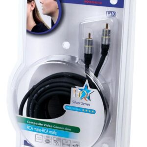 Cablul video compozit RCA 10m Profesional OFC cupru placat 24K HQSS3542/10