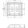 Capac switch intrerupator IP64 31x25.5mm transparent GBC 24.2020.10 - imagine 2