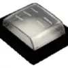 Capac switch intrerupator IP64 31x25.5mm transparent GBC 24.2020.10
