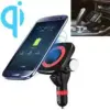 Car wireless charger Qi Quick charging Fast Charge 5V/2.4A incarcator auto - imagine 2