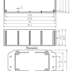 Carcasa universala X:113mm Y:225mm Z:63mm cu lame de fixare GAINTA G1025BF - imagine 3