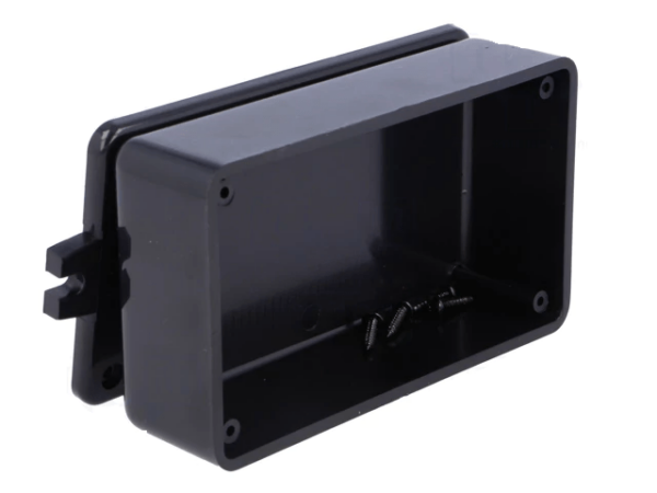 Carcasa universala X:70mm Y:119mm Z:40mm cu lame de fixare MASZCZYK KM-55A BK - imagine 2