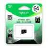 Card microSDXC UHS-I 64GB Clasa 10 cu adaptor SD Apacer