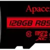 Card microSDXC UHS-I Apacer 128GB R85 clasa10 cu adaptor SD citire 85MB/s - imagine 2