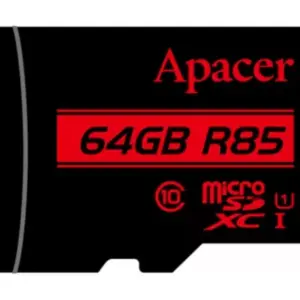 Card microSDXC UHS-I Apacer 64GB clasa10 cu adaptor SD