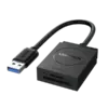 CARD READER extern Ugreen CR127 20250 interfata USB 3.0 citeste /scrie SD /microSD 5Gbps negru