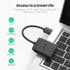 CARD READER extern Ugreen CR127 20250 interfata USB 3.0 citeste /scrie SD /microSD 5Gbps negru - imagine 4