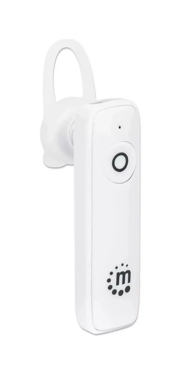 Casca Bluetooth 4.0 179621 Manhattan alb - imagine 2