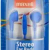Casca in ureche 3.5 mm albastru EB95 cu microfon Maxell - imagine 3