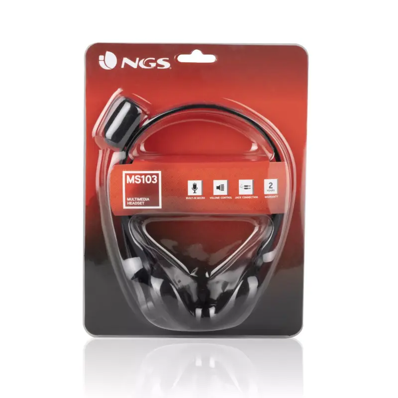 Casca multimedia cu microfon si control volum NGS