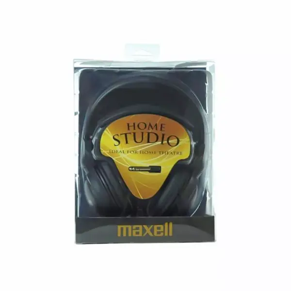 Casca stereo 3.5 mm cablu 5m negru Maxell HOME STUDIO - imagine 2