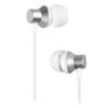 Casti IN-EAR cu microfon Kruger&Matz KMPB3 albe conector Jack 3.5 mm - imagine 2