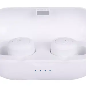 Casti mini Bluetooth cu microfon HMP 12E05 AIRBUDS alb Trevi