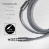 Casti tip dop gri V-TAC - imagine 2