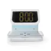 Ceas cu alarma Nedis incarcator wireless Qi lumina multicolora alb
