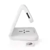 Ceas cu alarma Nedis incarcator wireless Qi lumina multicolora alb - imagine 13
