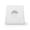 Ceas cu alarma Nedis incarcator wireless Qi lumina multicolora alb - imagine 4