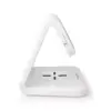 Ceas cu alarma Nedis incarcator wireless Qi lumina multicolora alb - imagine 5