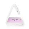 Ceas cu alarma Nedis incarcator wireless Qi lumina multicolora alb - imagine 7