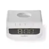 Ceas cu alarma Nedis incarcator wireless Qi lumina multicolora alb - imagine 10