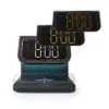 Ceas cu alarma Nedis incarcator wireless Qi lumina multicolora negru - imagine 2