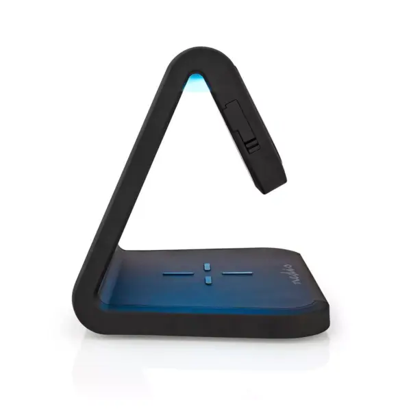 Ceas cu alarma Nedis incarcator wireless Qi lumina multicolora negru - imagine 6