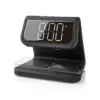 Ceas cu alarma Nedis incarcator wireless Qi lumina multicolora negru - imagine 9