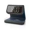 Ceas cu alarma Nedis incarcator wireless Qi lumina multicolora negru - imagine 10