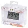 Ceas de masa cu alarma termometru alb Trevi - imagine 2