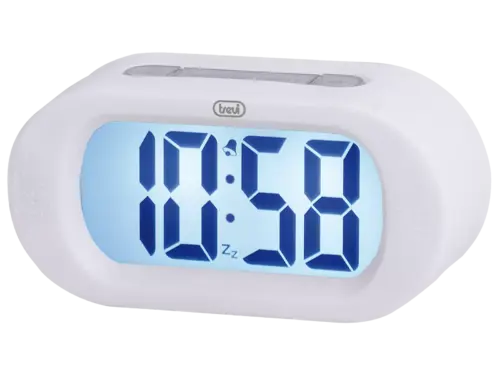 Ceas de masa cu alarma termometru alb Trevi