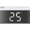Ceas de masa cu alarma termometru alb Trevi EC 883 BL