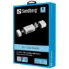 Cititor de carduri SD MicroSD cu conectare USB type C USB Micro USB Sandberg 136-28 argintiu - imagine 2