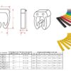 Cleme de fixare a cablului Cifre 0-9 pentru cablu 5.6-7.4 mm Goobay 72515 - imagine 3