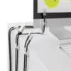 Cleme pentru gestionarea cablurilor cu 3 sloturi Goobay set 4buc alb - imagine 6