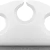 Cleme pentru gestionarea cablurilor cu 3 sloturi Goobay set 4buc alb - imagine 9
