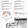 Cleme pentru gestionarea cablurilor cu 3 sloturi Goobay set 4buc alb - imagine 10