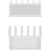 Cleme pentru gestionarea cablurilor cu 5 sloturi Goobay set 2buc alb - imagine 3