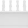 Cleme pentru gestionarea cablurilor cu 5 sloturi Goobay set 2buc alb - imagine 4
