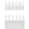 Cleme pentru gestionarea cablurilor cu 5 sloturi Goobay set 2buc alb - imagine 10