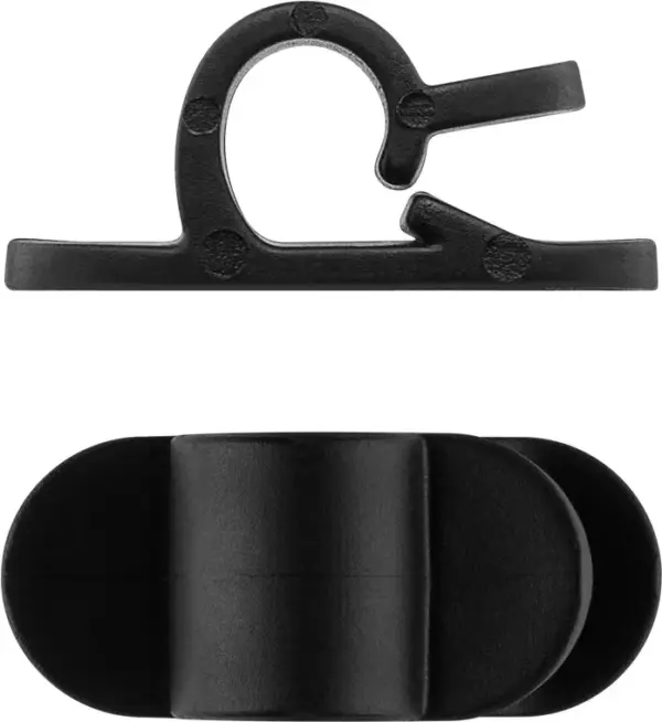 Cleme pentru gestionarea cablurilor Goobay set 6buc negru - imagine 12