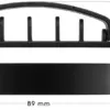 Cleme pentru gestionarea cablurilor Goobay set 6buc negru - imagine 15