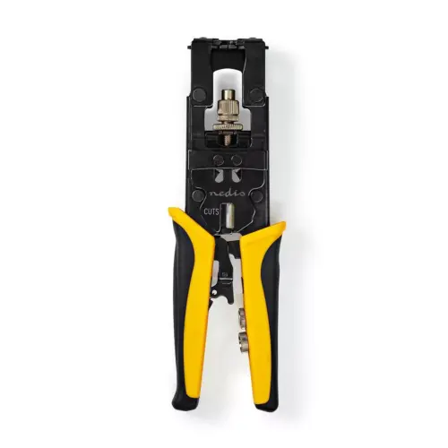 Cleste compresie Nedis conectori F BNC RCA RG58 RG59 RG6 otel calit