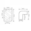 Coltar de protectie pentru incinte acustice 70x44x44mm - imagine 2
