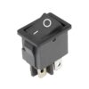 Comutator 6A-250V ON-OFF cu retinere 19.2x13 mm negru GBC 24.2335.04 - imagine 2
