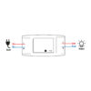 Comutator ascuns Wi-Fi inteligent 90-250V 16A Amazon Alexa Google Home compatibilitate IFTTT delight - imagine 2
