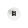 Comutator basculant 1 circuit 2 pozitii 12V 15A cu bec rosu incastrare 19x13mm HOME - imagine 2