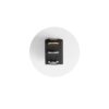 Comutator basculant 1 circuit 2 pozitii 12V 15A cu bec verde incastrare 19x13mm HOME - imagine 2