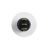 Comutator basculant 12V 20A ON-OFF cu retinere 1 contact cu LED verde incastrare 20 mm - imagine 2