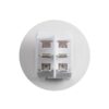 Comutator basculant cu retinere bec rosu 2 circuite 2 pozitii 250V 10A Somogyi Elektronic - imagine 2